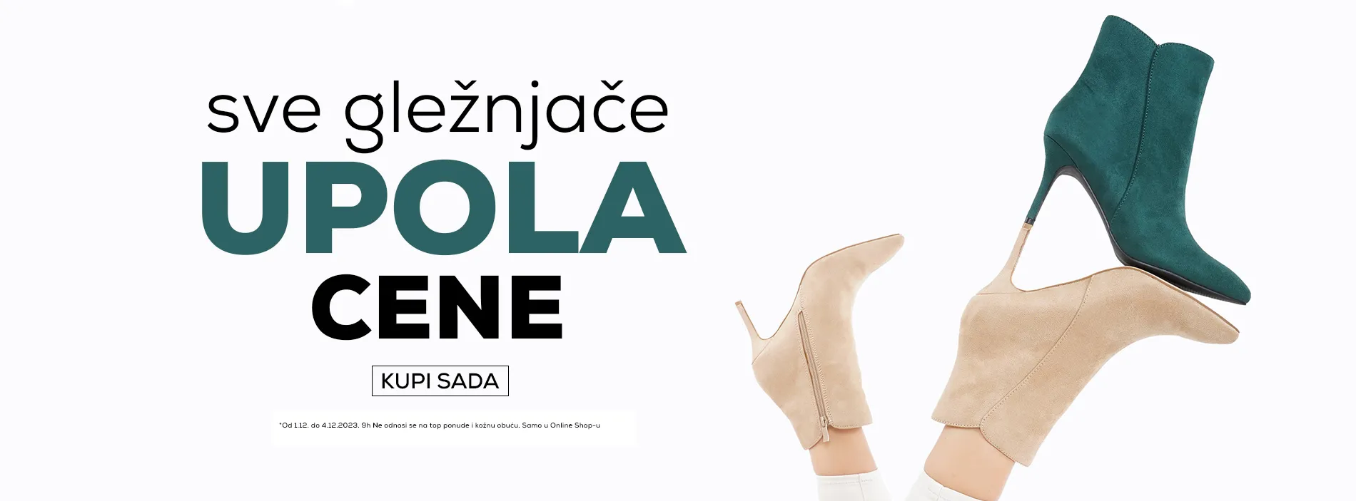 Gleznjace upola cene
