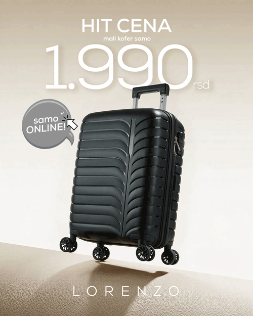MALI KOFER SAMO 1.990 DINARA! 
