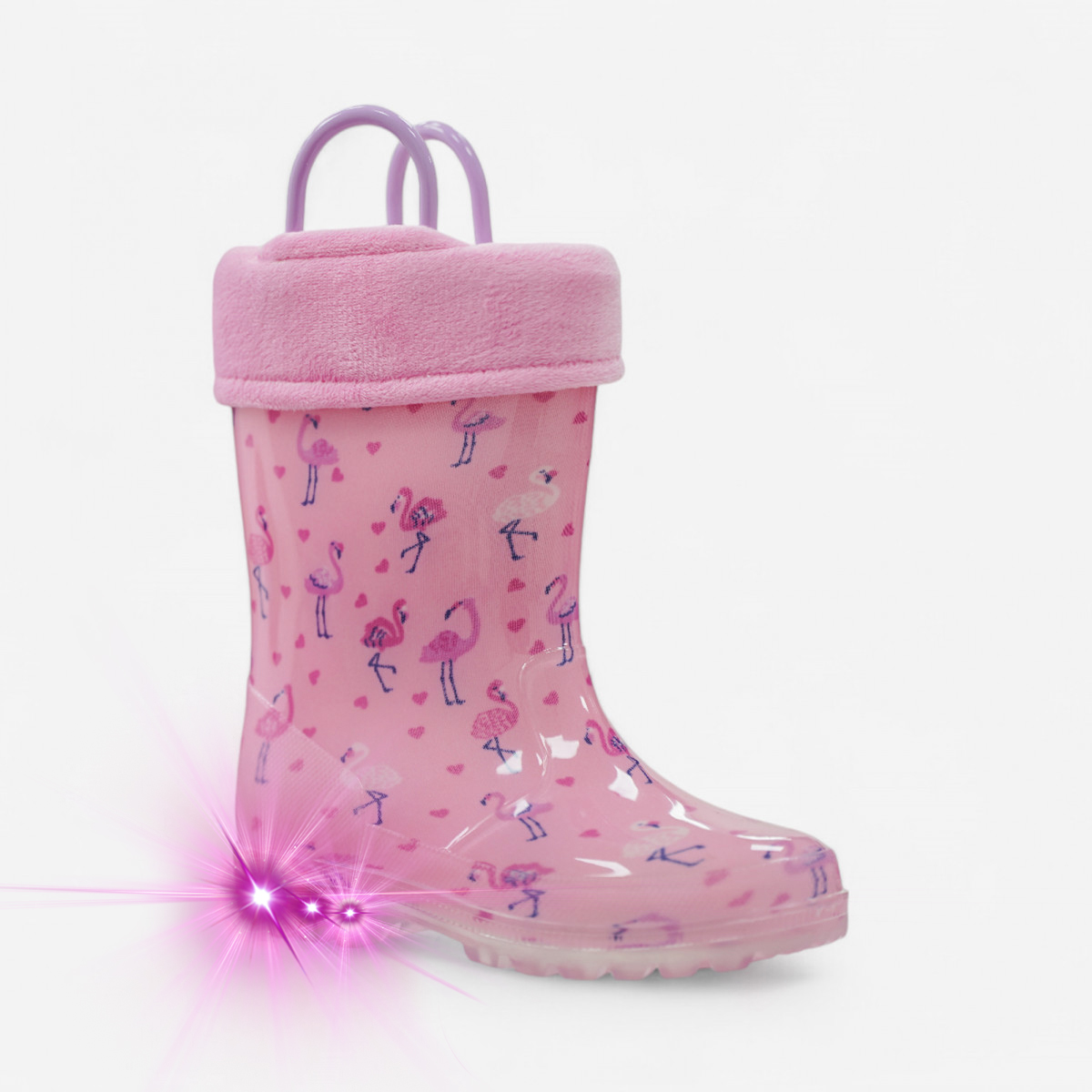 Gumene čizme sa svetlećim đonom, vodootporne 