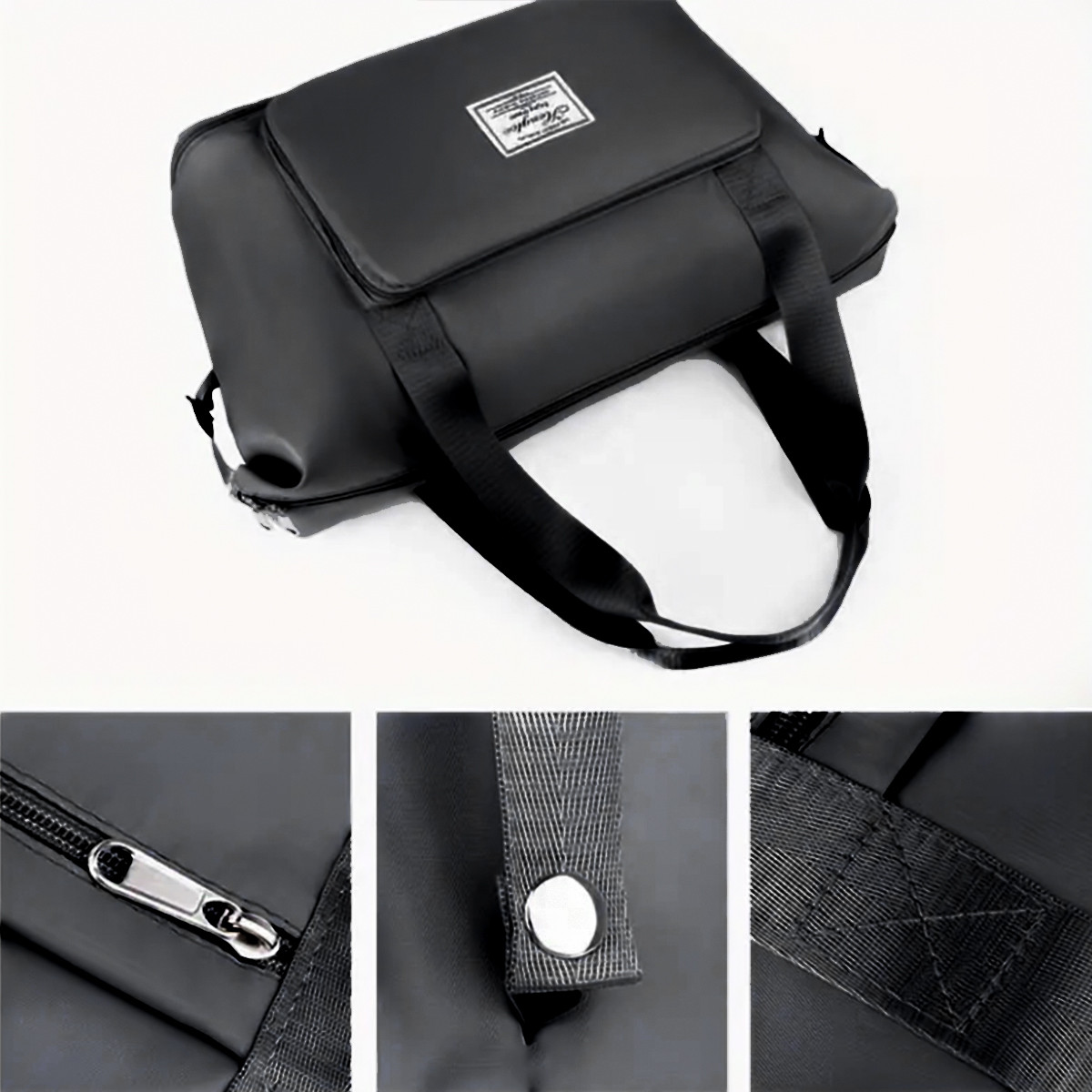 Višenamenska torba, rasklopiva i praktična, crna 