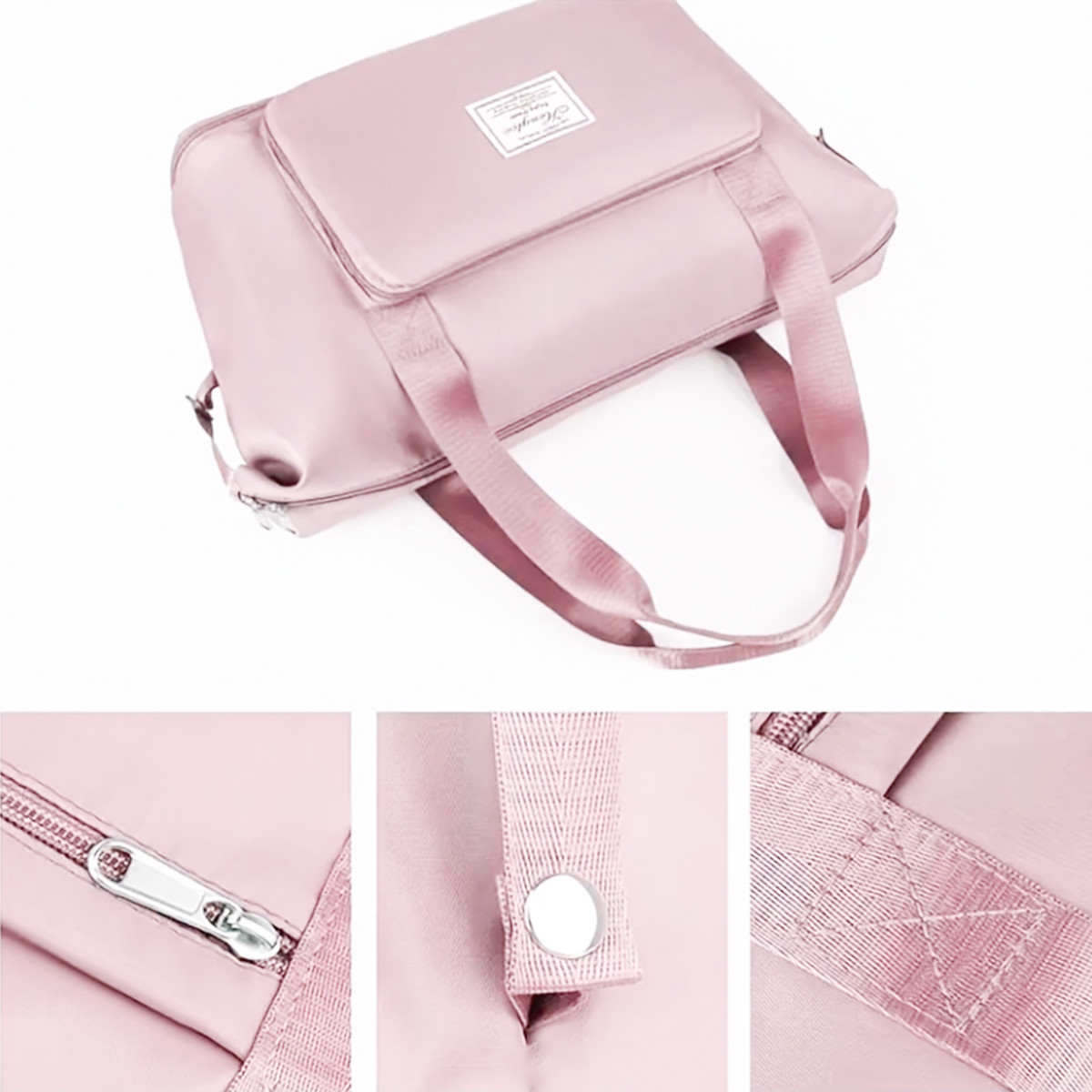 Višenamenska torba, rasklopiva i praktična, roza 