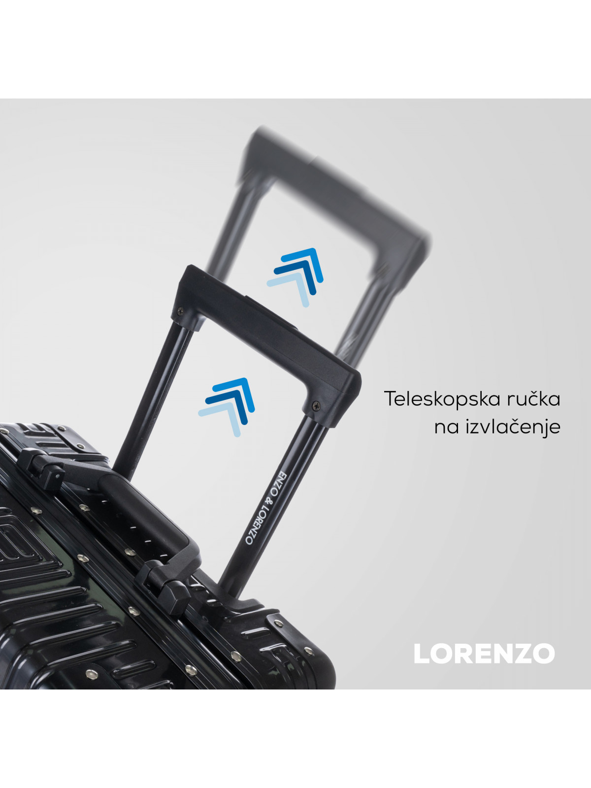 Lorenzo kofer veliki, srebrni