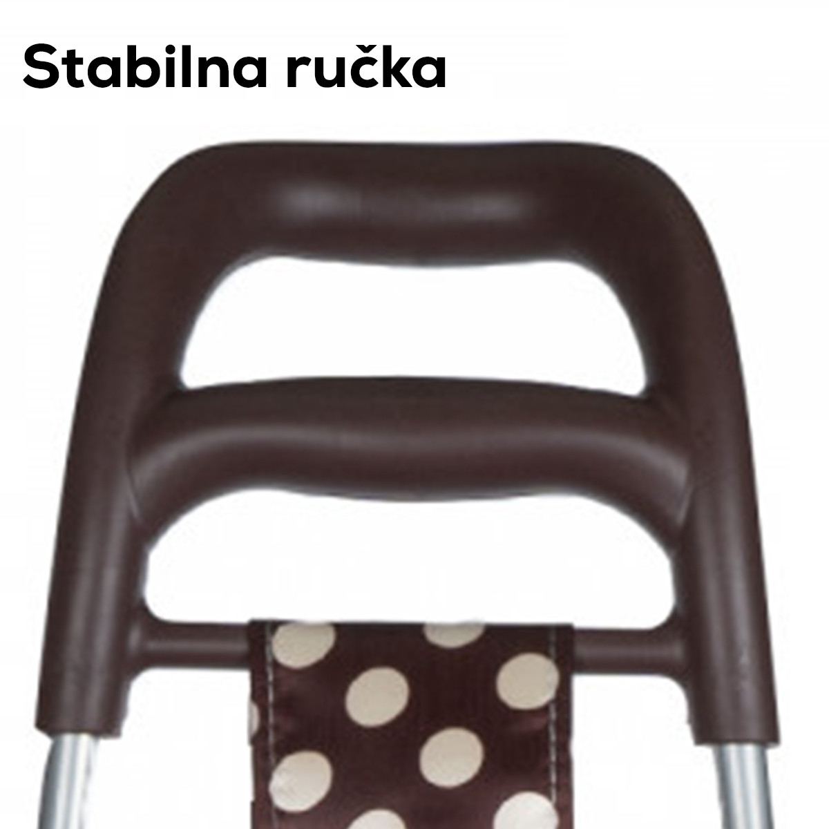 Praktična kolica za kupovinu, bež