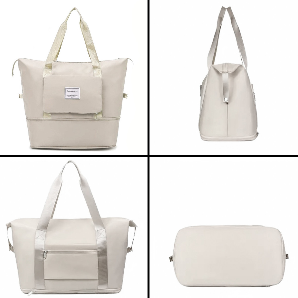 Višenamenska torba, rasklopiva i praktična, bež 