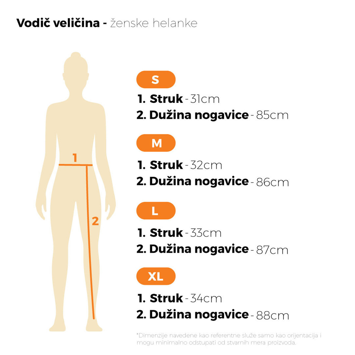 Ženske helanke, savršene za aktivan dan, bež boje