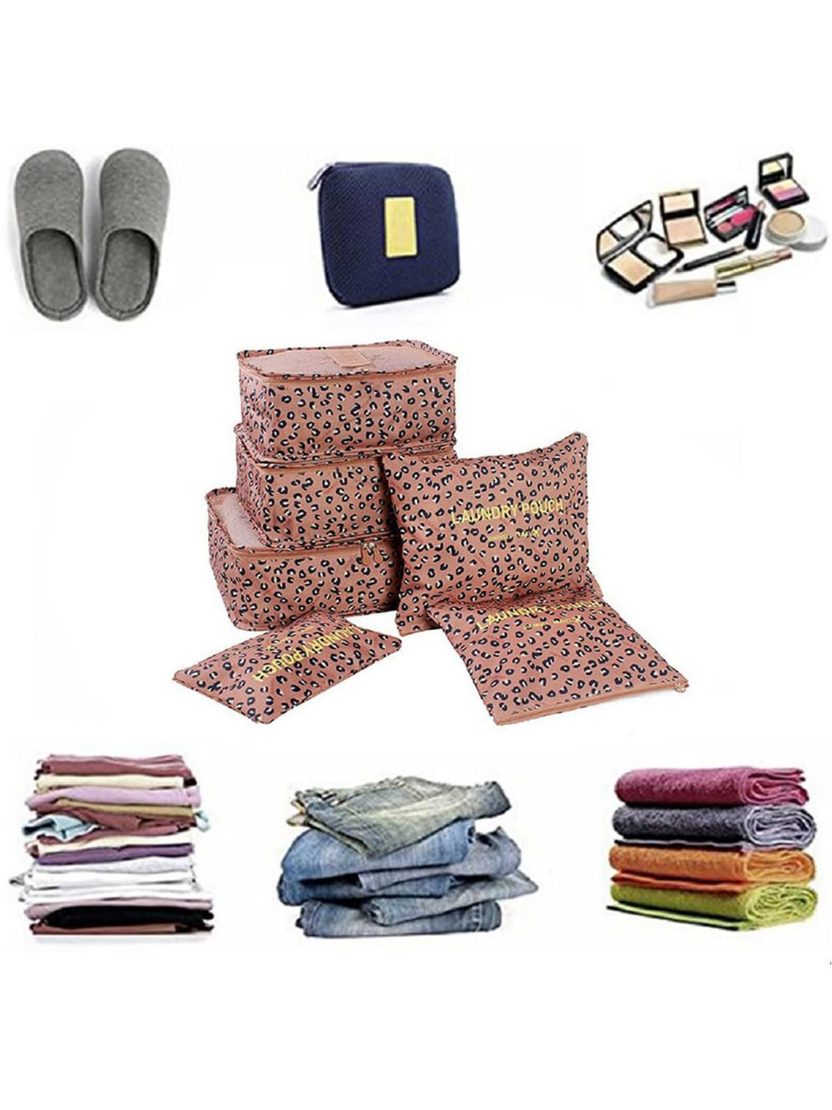 Set od 6 torbi za organizaciju prtljaga, fantastično rešenje za putovanja 