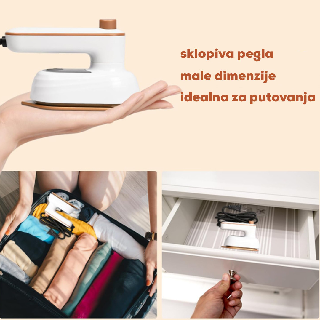Mini prenosiva pegla