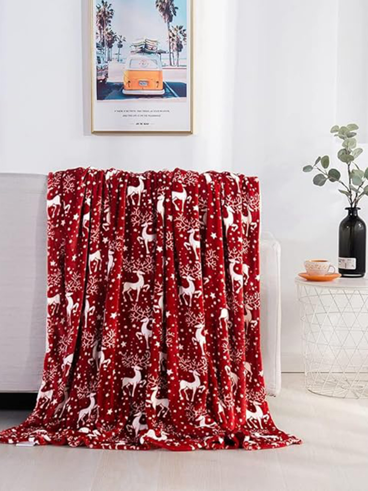 Mekano praznično ćebe, 130x170cm