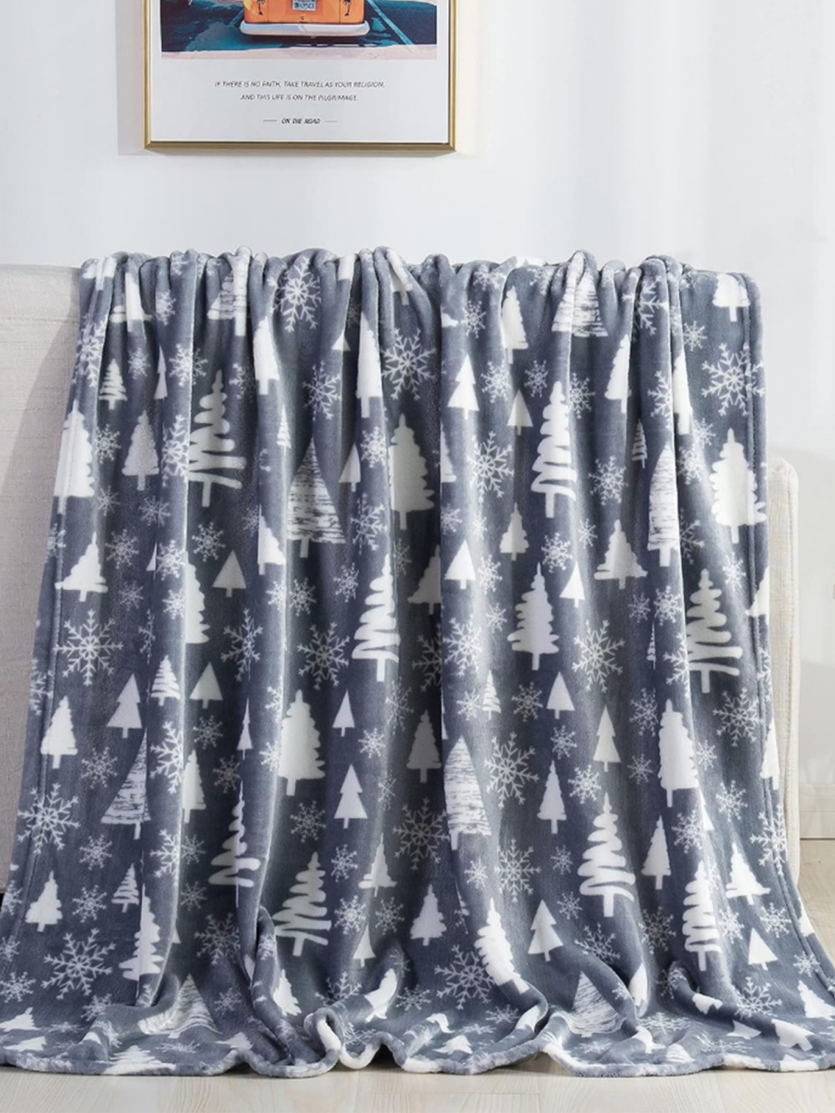 Mekano praznično ćebe, 130x170cm