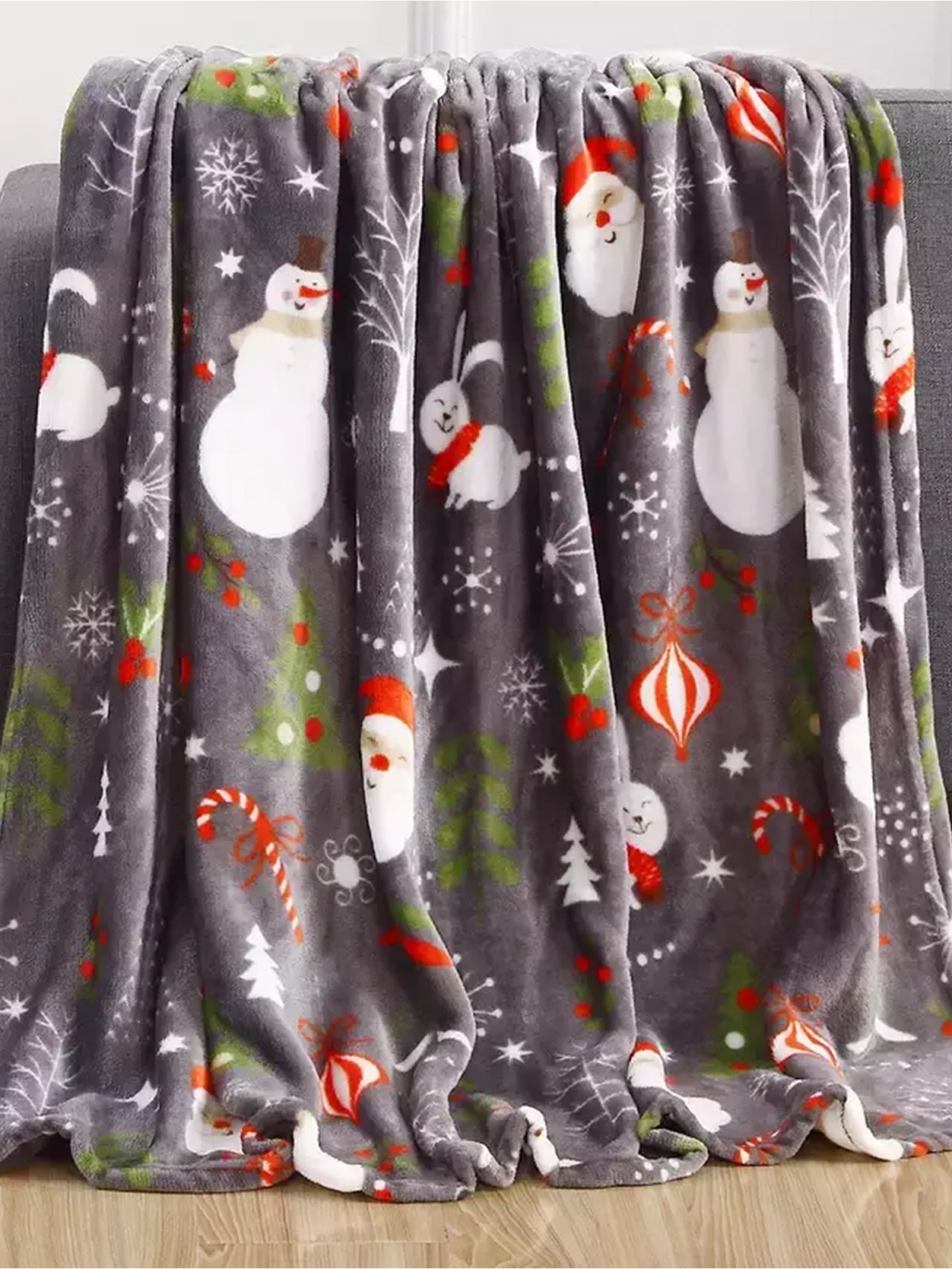 Mekano praznično ćebe, 130x170cm