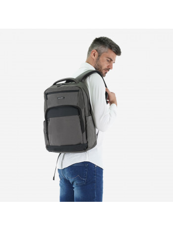 Višenamenski ranac za laptop i putovanja, tamno sivi 