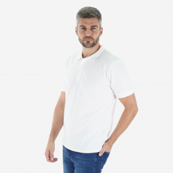 Muška majica sa kragnom, bela 