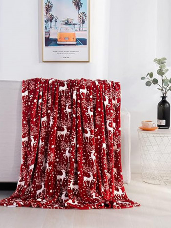 Mekano praznično ćebe, 130x170cm 