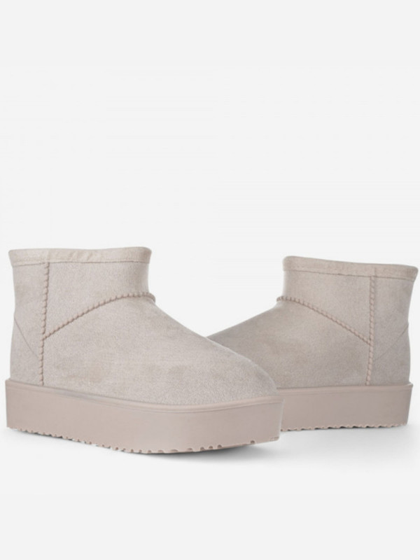 Vodootporne ravne čizme, bež 