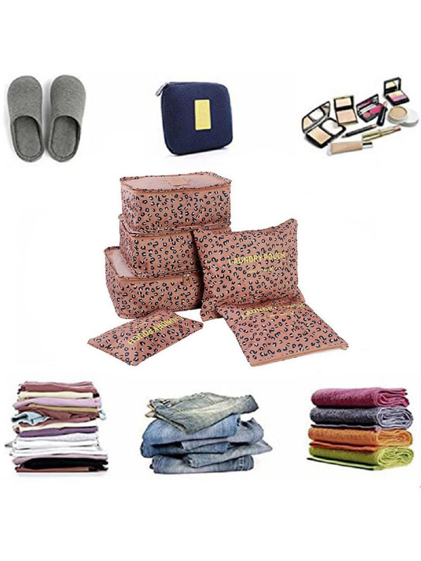 Set od 6 torbi za organizaciju prtljaga, fantastično rešenje za putovanja 