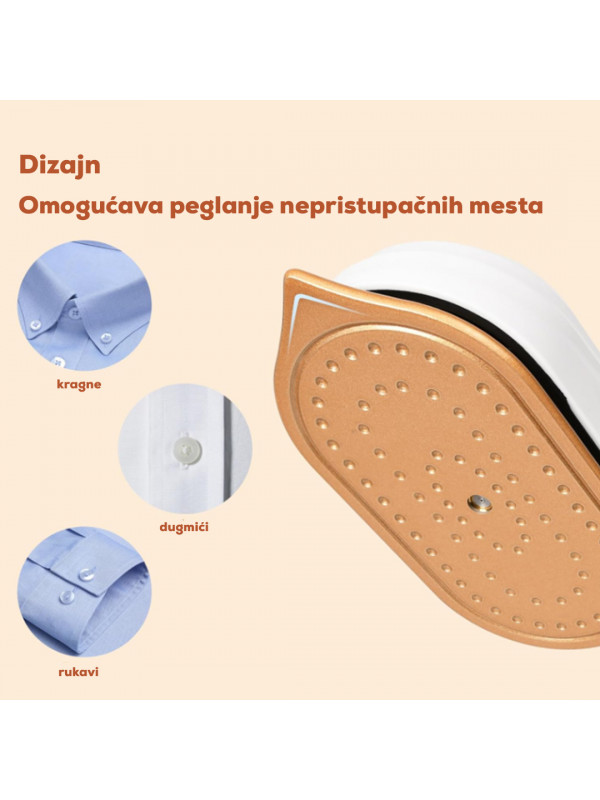 Mini prenosiva pegla