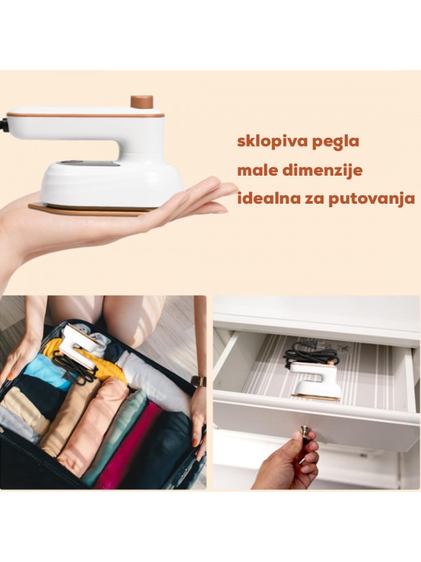 Mini prenosiva pegla
