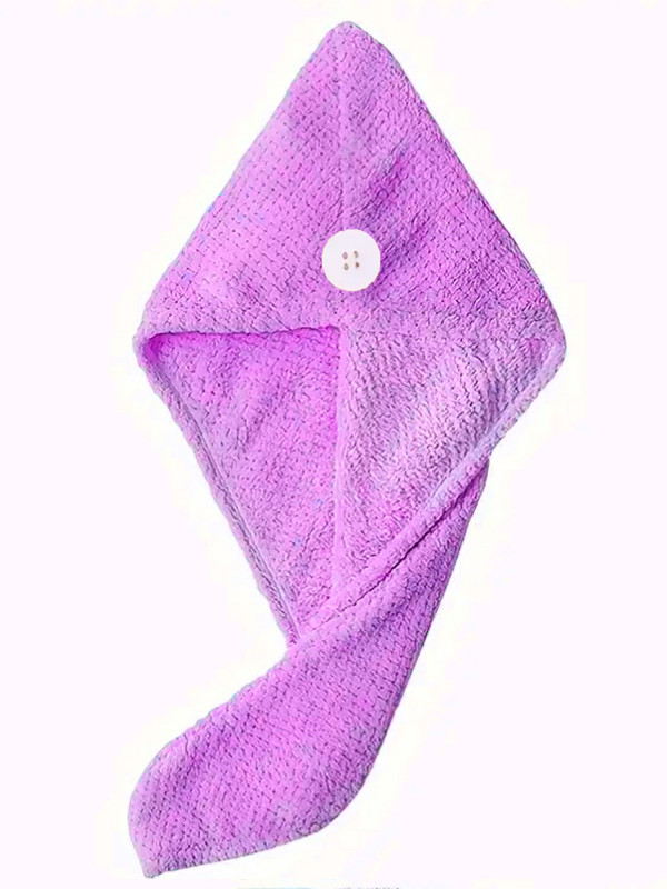 Peškir za kosu, ljubičasti