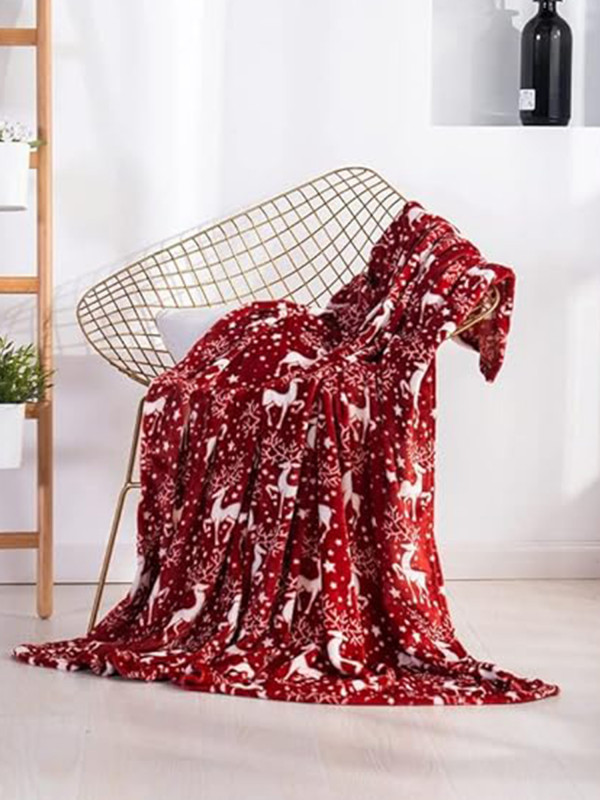 Mekano praznično ćebe, 130x170cm