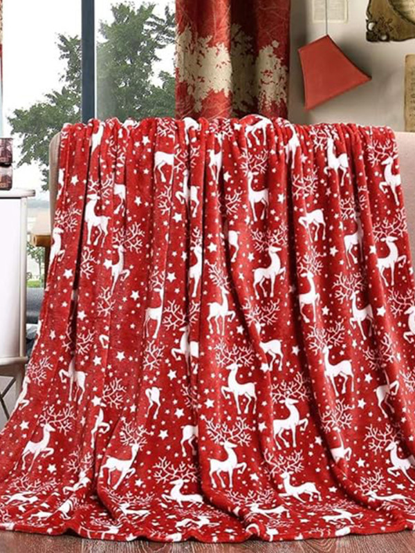 Mekano praznično ćebe, 130x170cm