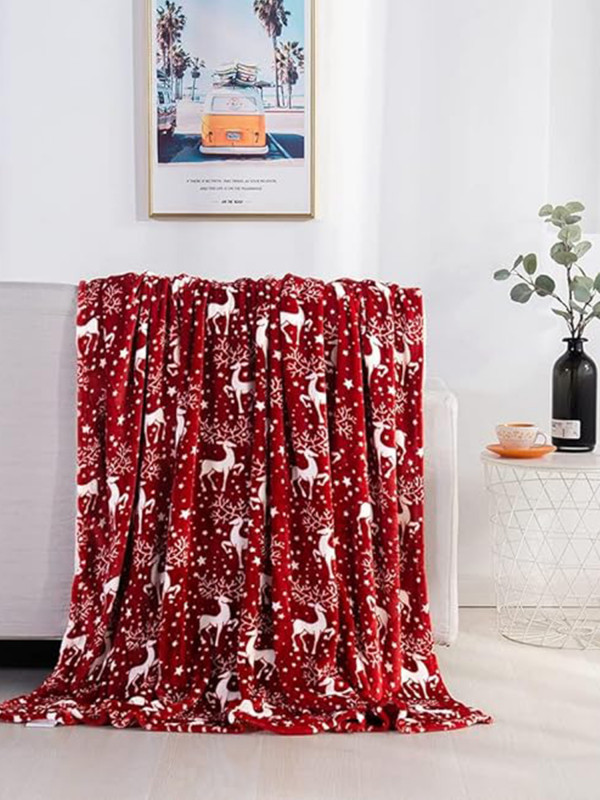 Mekano praznično ćebe, 130x170cm